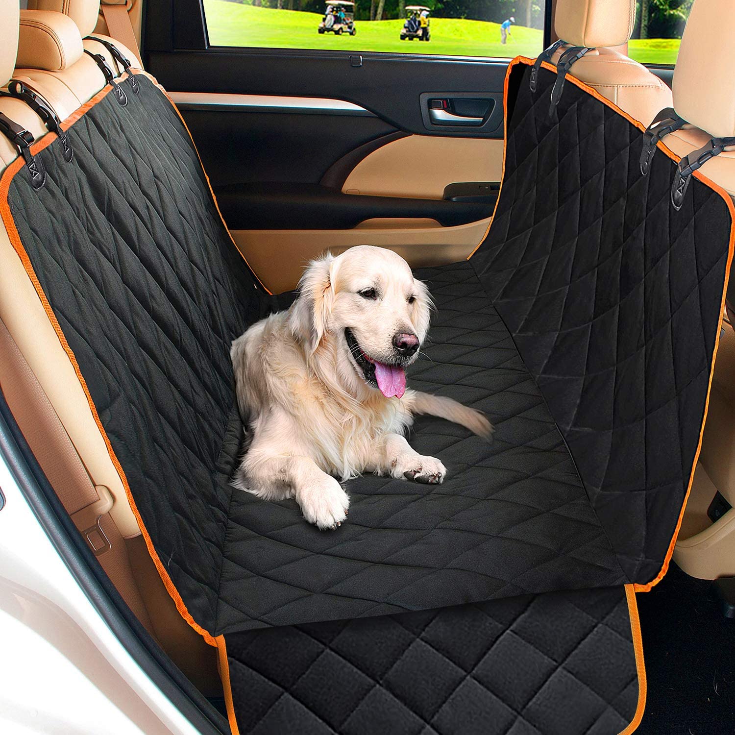 Waterproof Back Large Dog Car Seat Cover Hammock Car Dog Back Seat Cover Protector