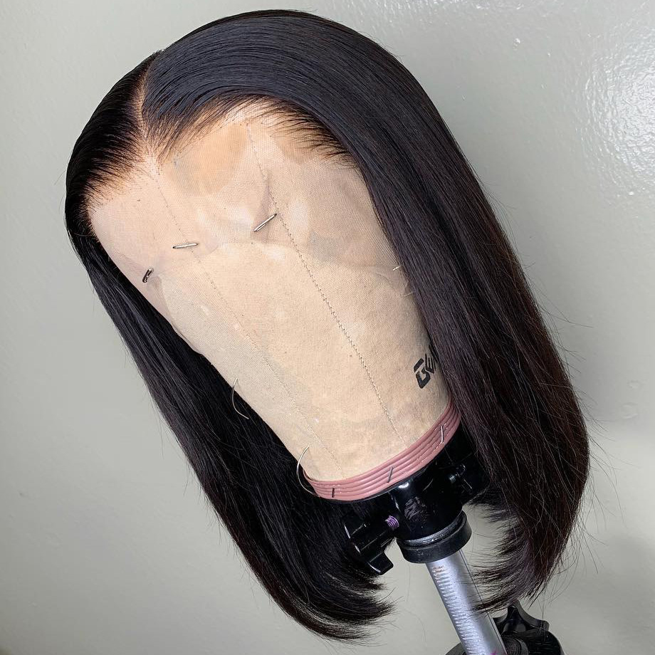 Cheveux судов dentelle perruques avant Боб humains RU диваны pour les femmes noires бесклеевой dentelle pleine de cheveux humain