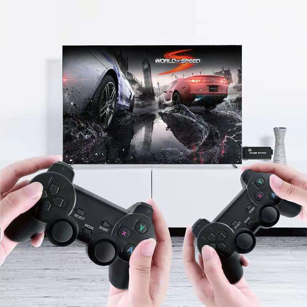 4K HD TV video game Console stick Arcade Emulators Double wireless Controller U8 3D game console