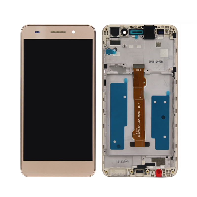 С ЖК-дисплеем для Huawei Y6 II ЖК-дисплей с цифрователем сенсорного вода и рамкой для Huawei Y6 II Y6 2 Y6II CAM-L23 CAM-L03 CAM-L21 CAM-UL00