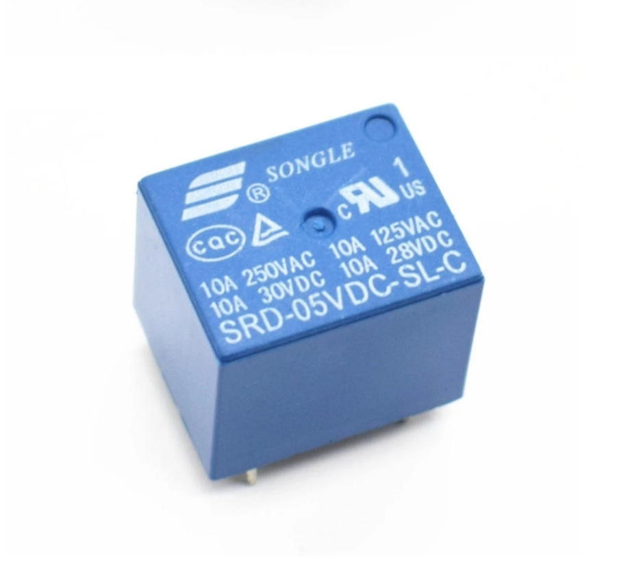 SRD Series 5 Pin 5VDC Electric PCB Power Relay SRD-05VDC-SL-C