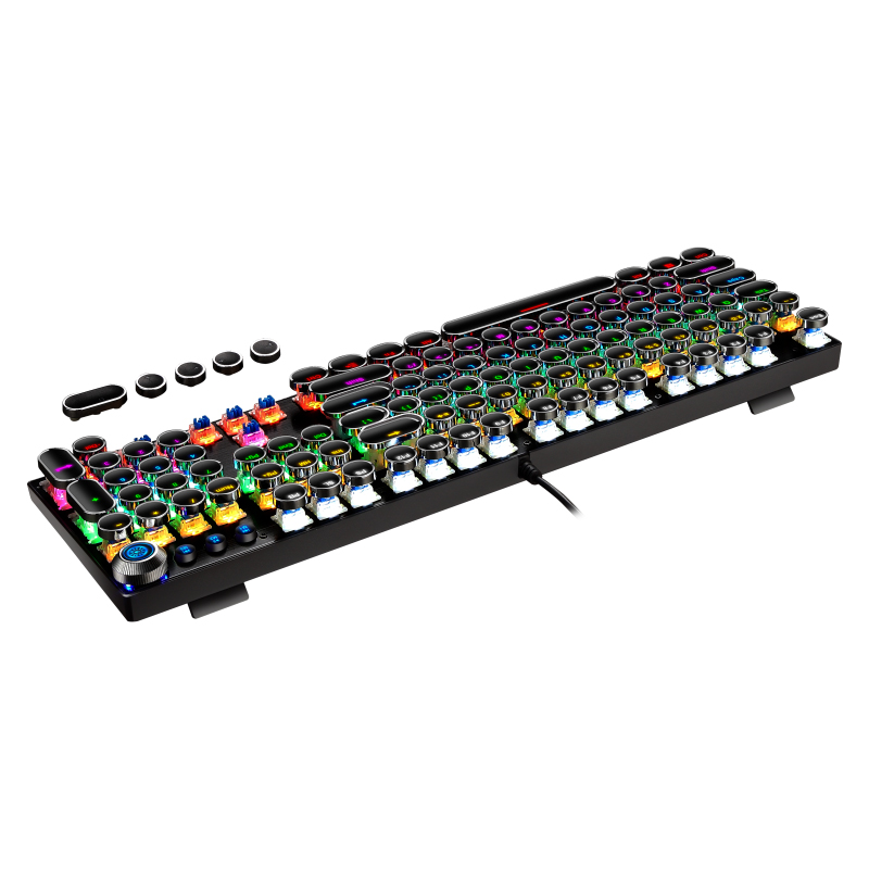 Игровая USB-клавиатура с RGB-подсветкой, подходит для геймеров