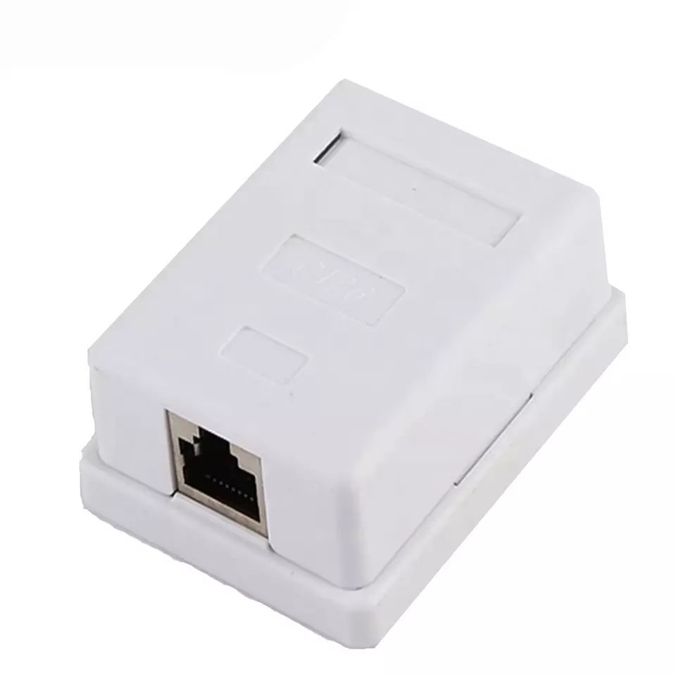 Cat5e cat6 Keystone Jack один двойной порт rj45 сетевой монтажный бокс