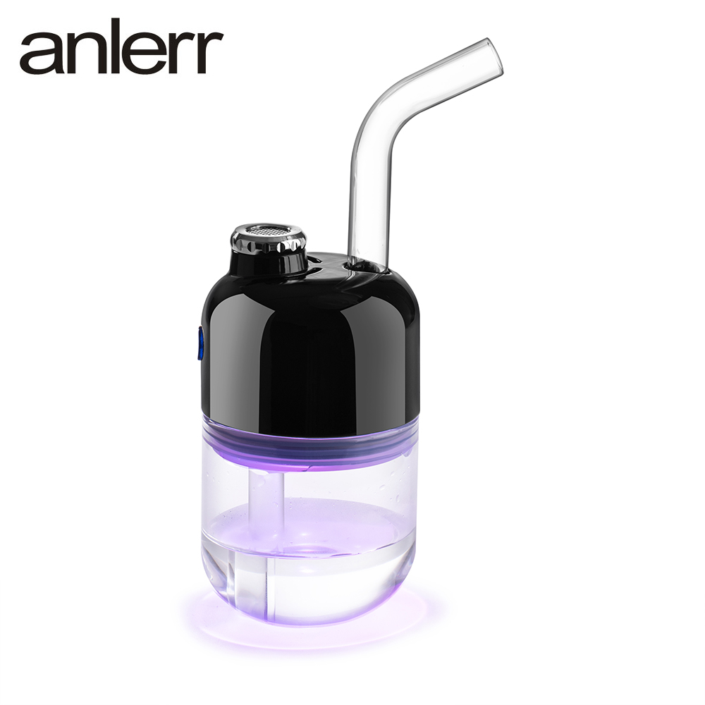 2020 Anlerr top trending portable wax glass vaporizer Dab wax Rigs Concentrate vaporizer dab vape rig Ceramic heating chamber