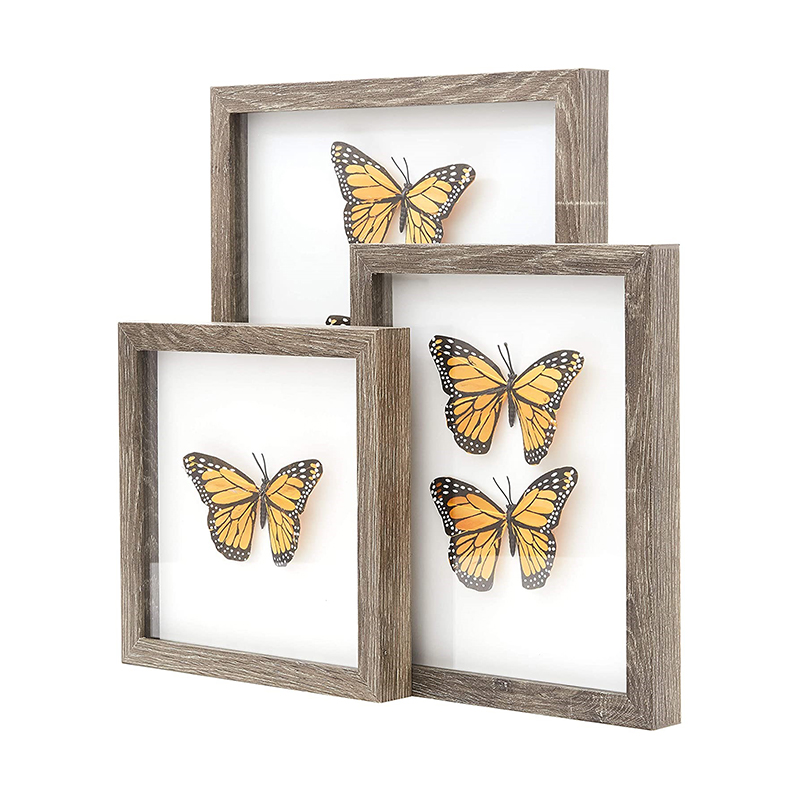 Factory Supply Modern Style 3D Display Photo Wall Frame Art Plexiglass Simple Mount Shadow Box Frame