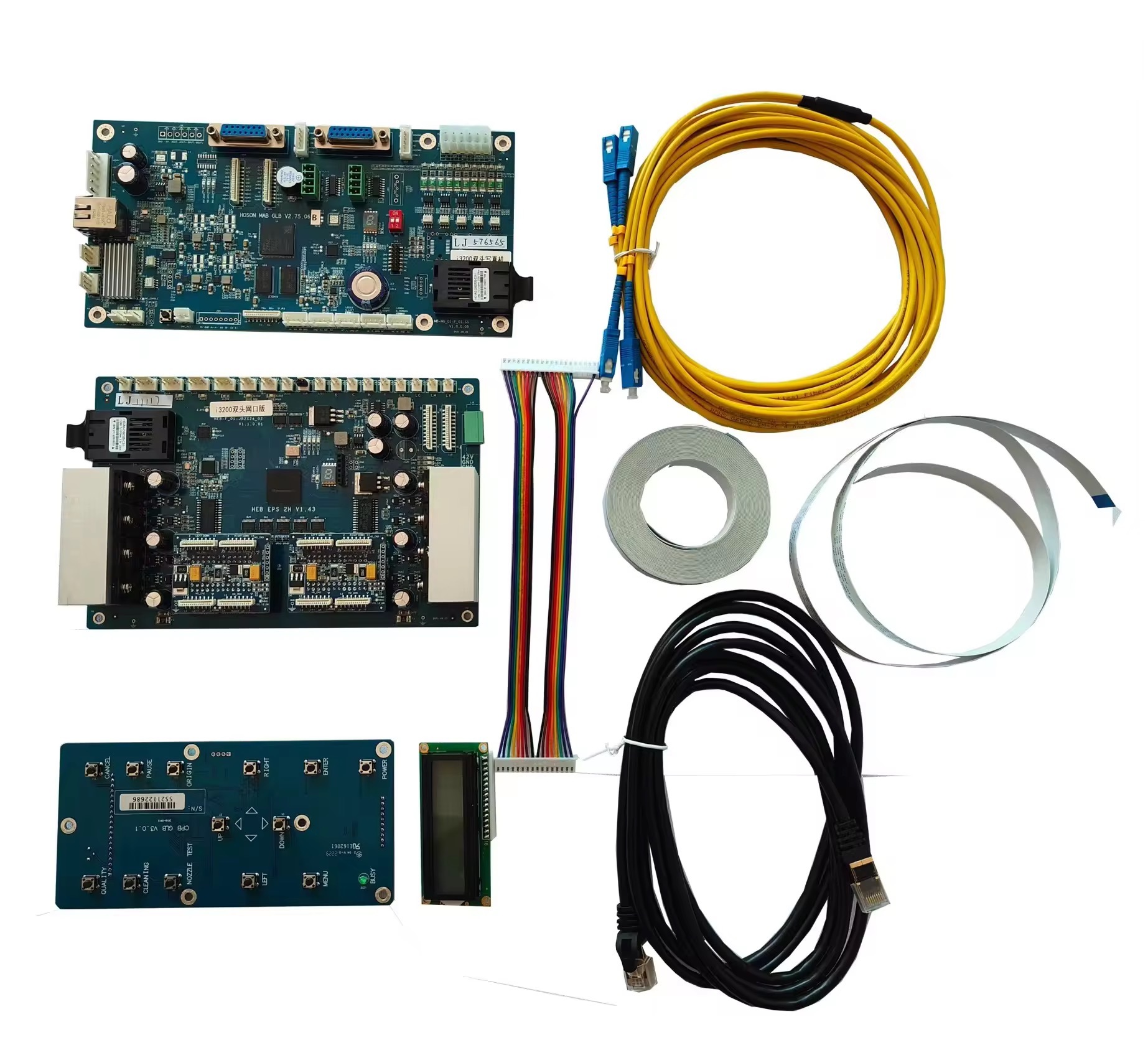 Hoson I3200 Board Kit with 2 Heads New Eco-Solvent & UV Ink Software for DX5 Inkjet Printer