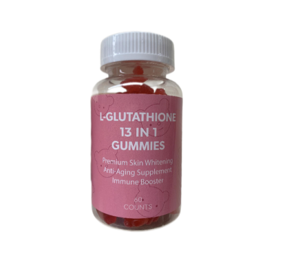 OEM Private Label Organic L-glutathione Collagen 13 in 1 Skin Whitening Brightening Gummies Supplement