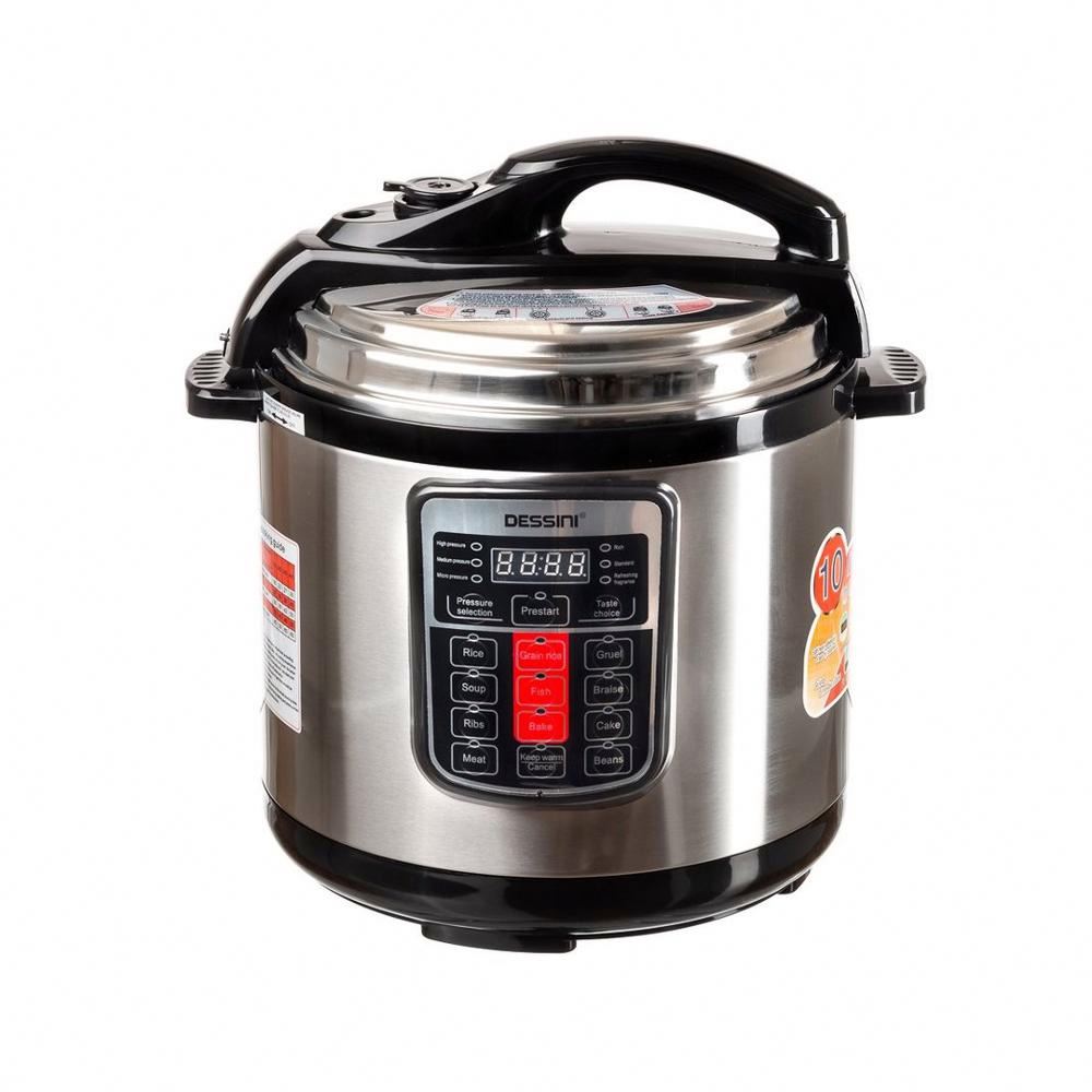 household pressure cooker with LCD display and 12 automatic functions and detachable cord for safety Chinese supplier