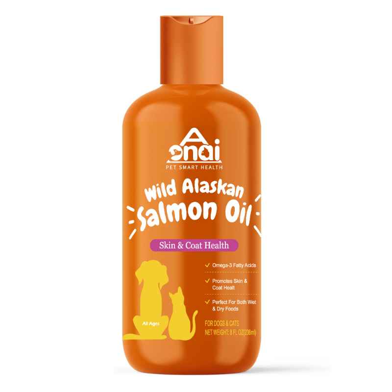 Dog Salmon Oil 500Ml Wholesale Omega 3 Vitamins Pet Liquid Supplement Pure Wild Alaskan Salmon Pet Fish Oil For Dogs & Cats