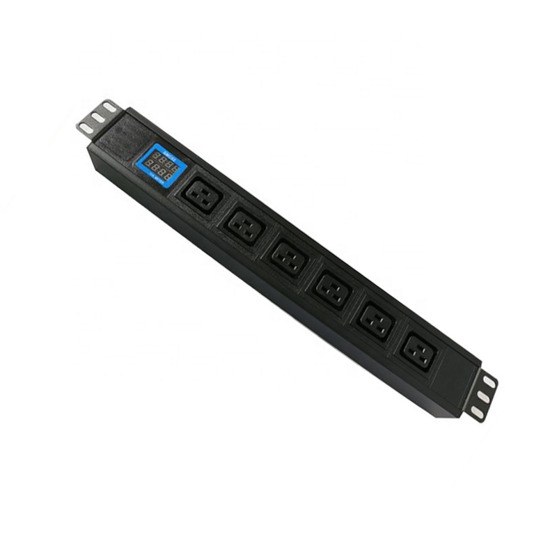C19 Тип Smart PDU с токовым вольтметром показать контроль
