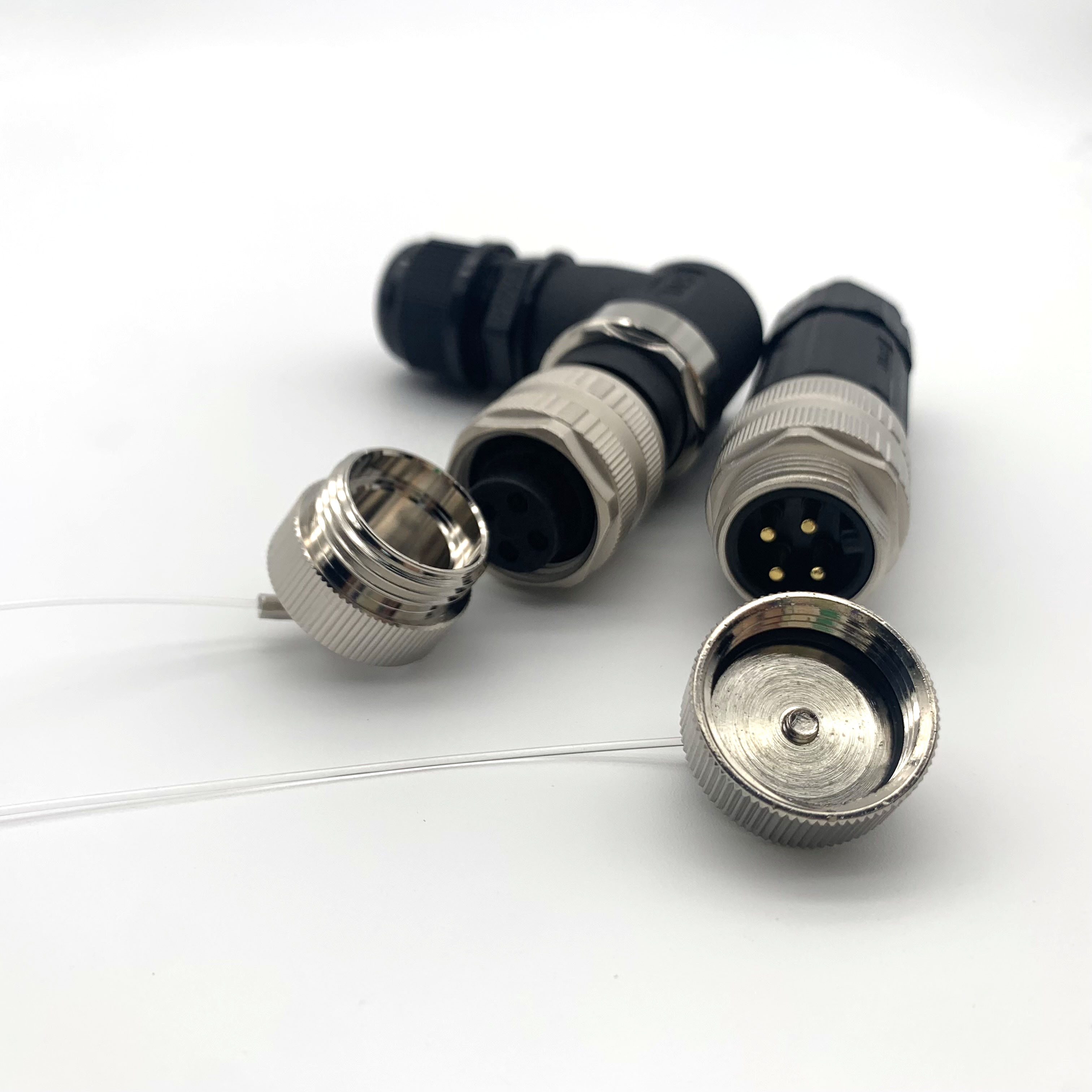 SVLEC 7/8 mini waterproof Stainless Steel Wire Dust Protection Cover/Cap for Male Connector