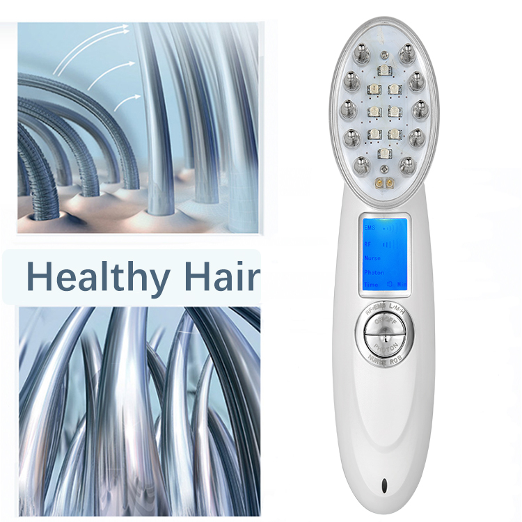 2021 photon mesotherapy comb treatment hair growth laser massage scalp home use women an men hair grwoth