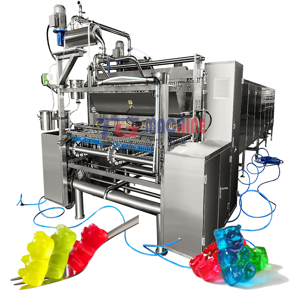 Food contact level stainless steel automatic gummy candy making machine