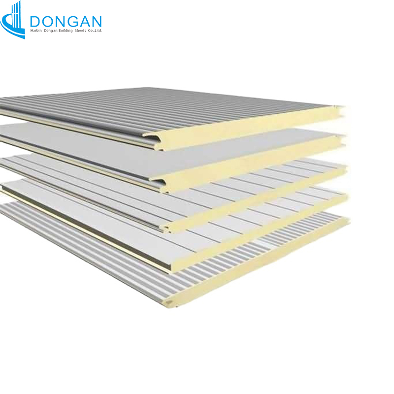 Fireproof Insulated Thermal Insulation Wall and Roof PUR/PIR/Polyurethane Sandwich Panel for Steel Warehouse Clean cold room
