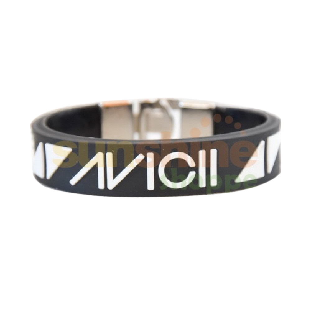 Оптовая продажа, дешевый силиконовый браслет avicii с принтом и гравировкой, светящийся в темноте