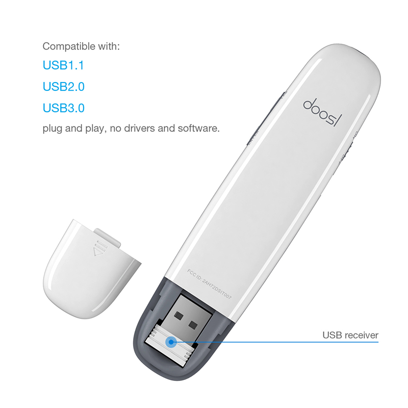 Удобная 2,4 ГГц Беспроводная лазерная указка с usb-приемником пульт дистанционного управления страницами для презентаций Ppt