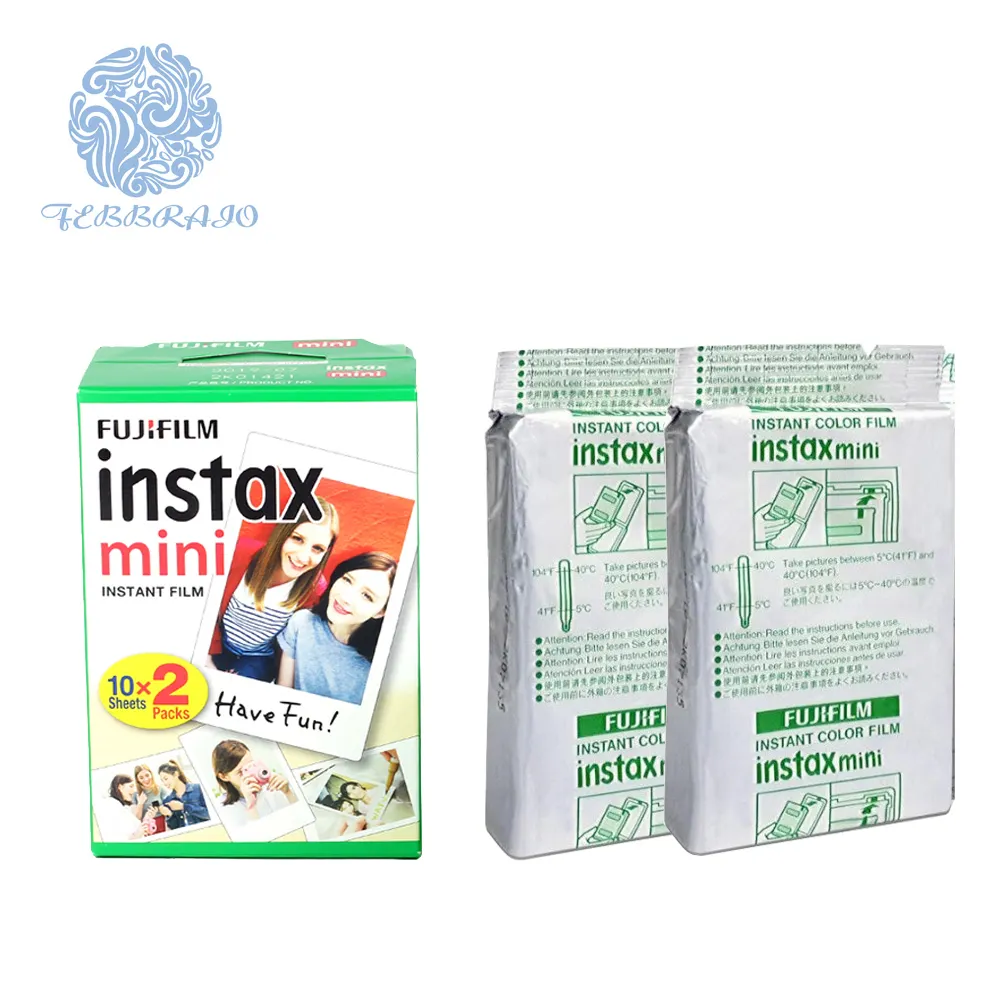 Белый край Fujifilm Instax плёнки для Fuji мгновенный камера 20 листов мини Liplay 7/8/9/70/90