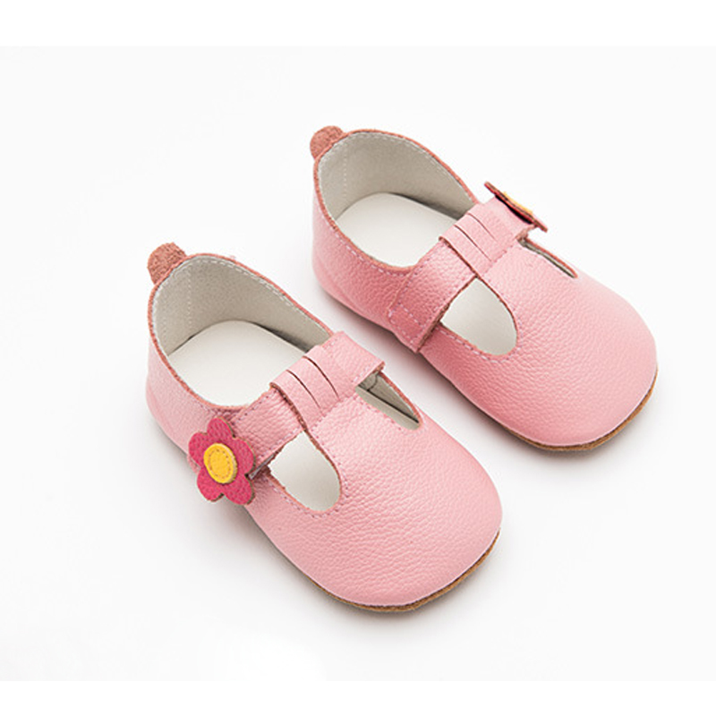 Beautiful Baby Girls Dress Shoes Newborn Soft Leather Mary Jane Shoes