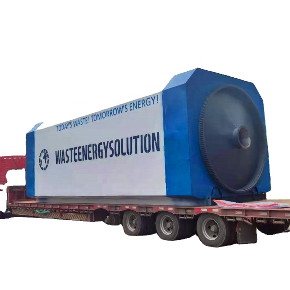 2600*8800 Pyrolysis reactor 15Tons used rubber pyrolysis plant shipping to Korea