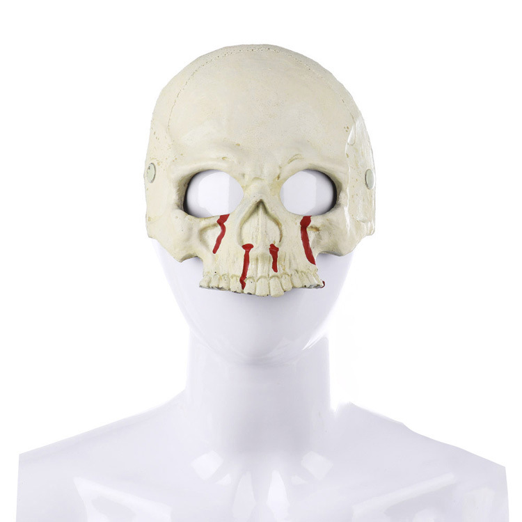 2021 Halloween Cosplay Mask rave party dance props undead skull Mask with blood spots