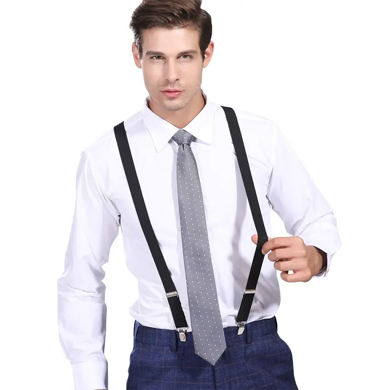 New Custom Polyester Mens Suspender Belt
