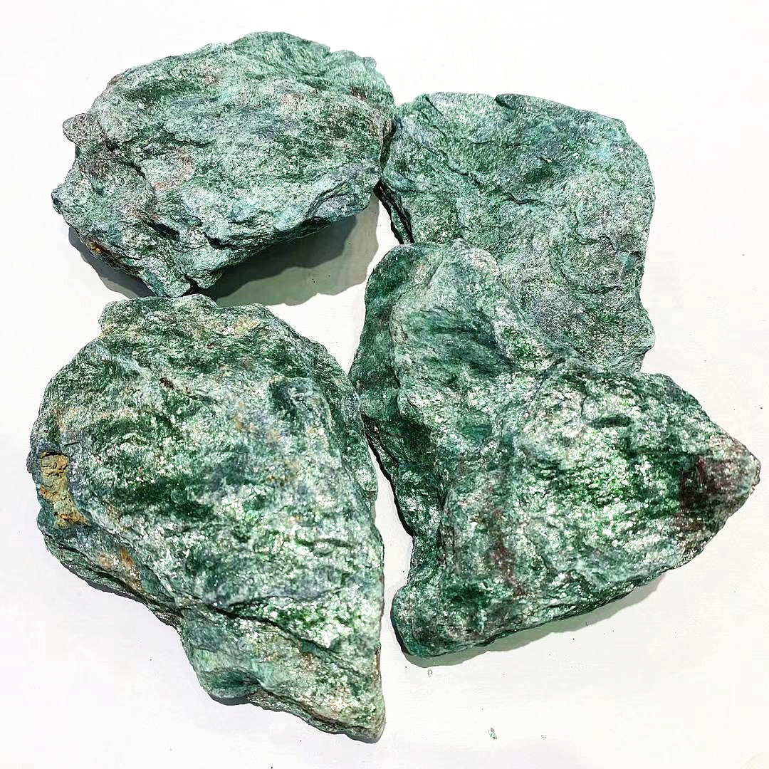 Натуральные лечебные кристаллы, образцы минералов euchlorite, кварцевые камни, зеленый слюдяной камень