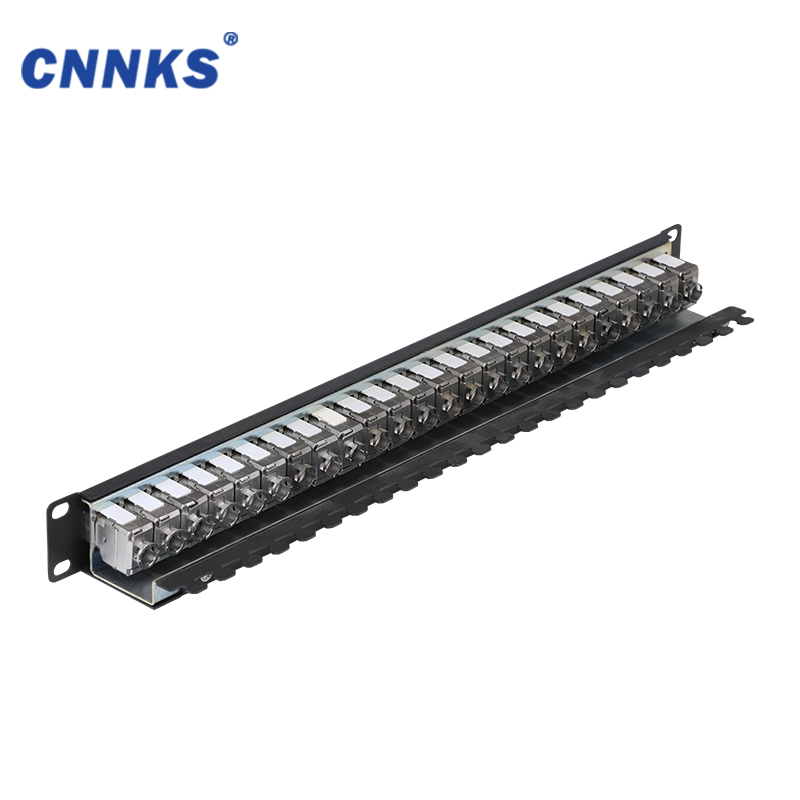 cat 6 FTP 24port loaded patch panel