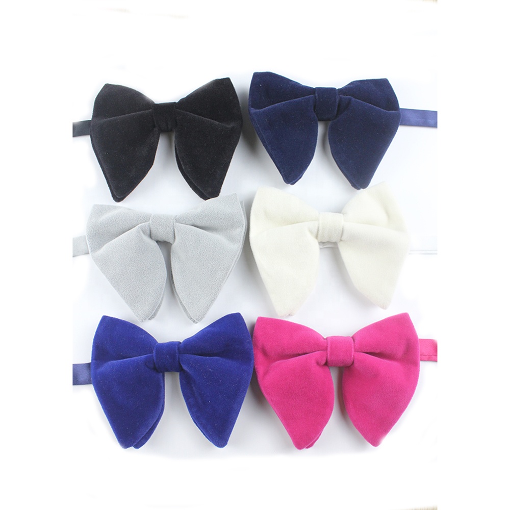 China wholesale new arrival pre-tied bowtie velvet mens bow ties