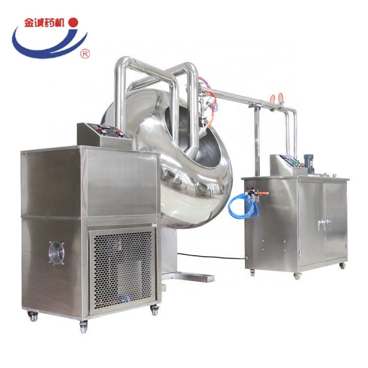 Factory Price Cashew Nuts almond Peanut Mini Chocolate Coating Tumbler Machine