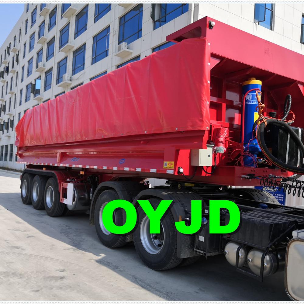 OYJD последний ДЕШЕВЫЙ U-образный самосвал Полезная нагрузка 30t грузовик прицеп использует песок земли Ложные транспортные работы на строительной заводе в продаже