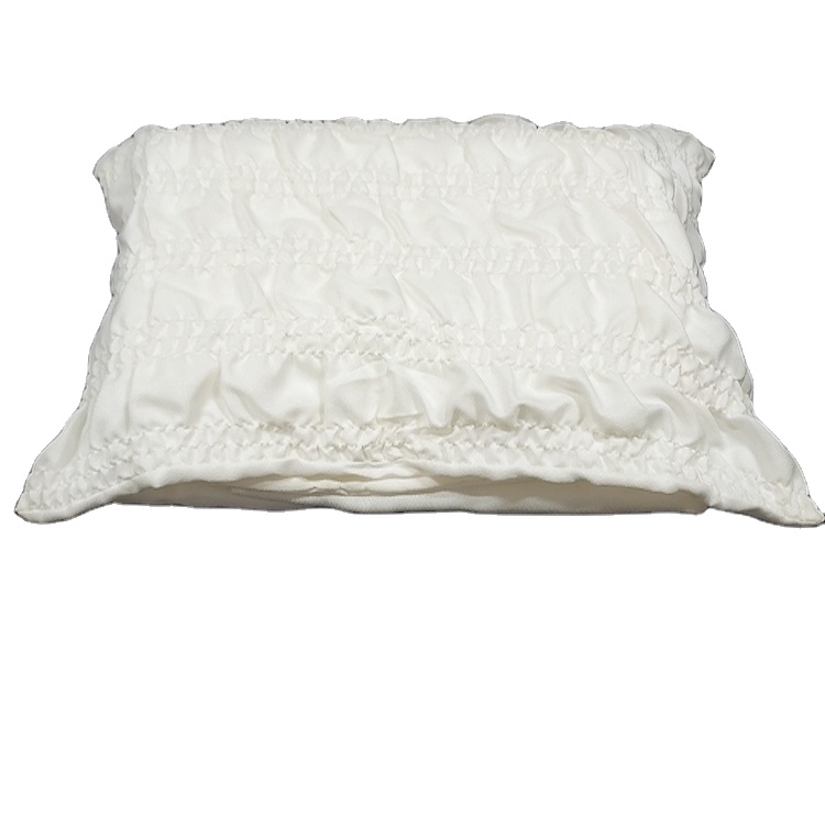 Crepe alpine casket pillow case coffin lining set