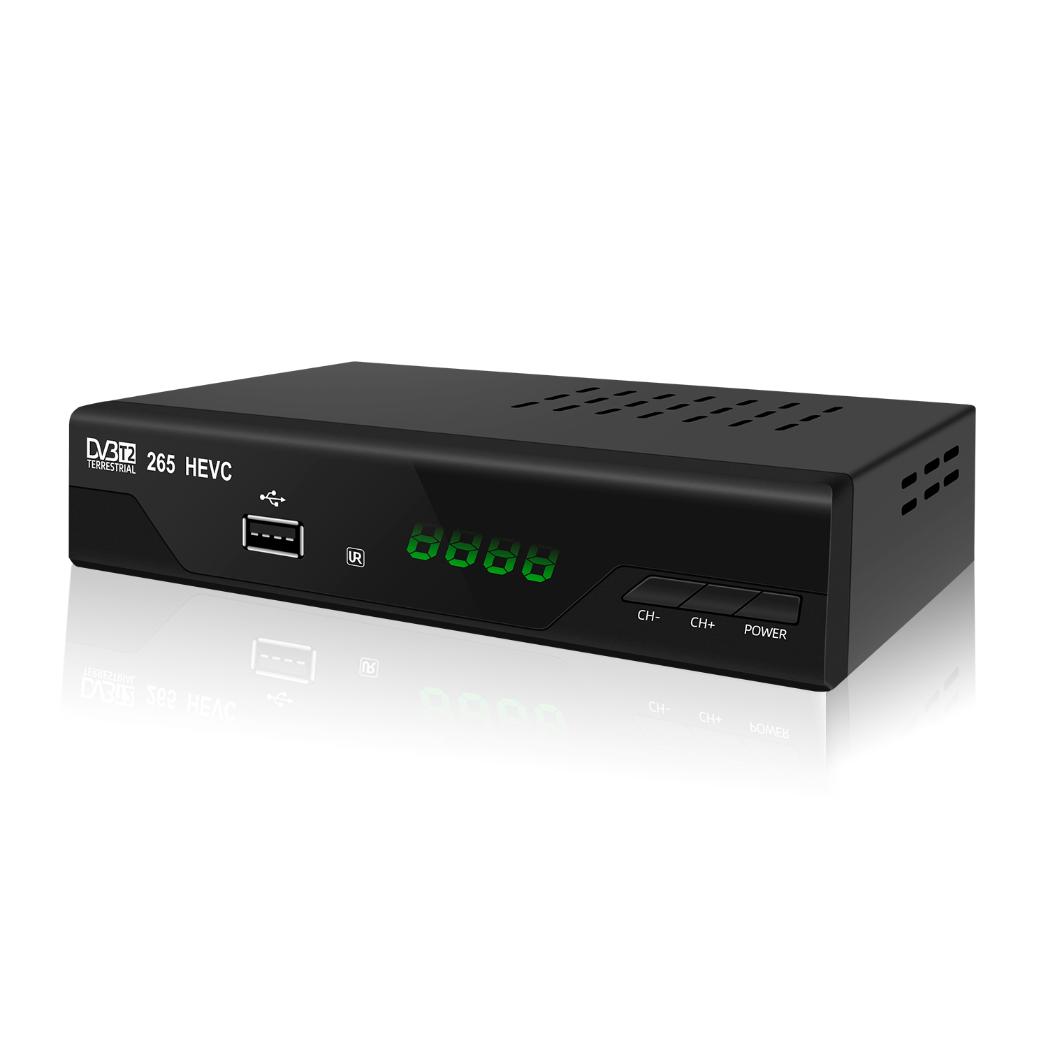 2021 Newest dvbt2 h.265 terrestrial digital TV receiver scart hevc FTA decoder h265 tv dvb t2