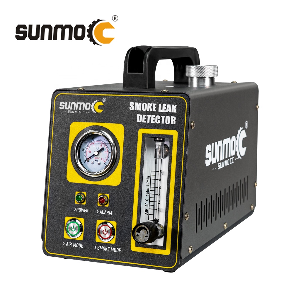 Sunmo Automobile Smoke Machine Car Pipe Smoke Leak Detector Auto Evap/Vacuum Smoke Diagnostic Machine For All Vehicle