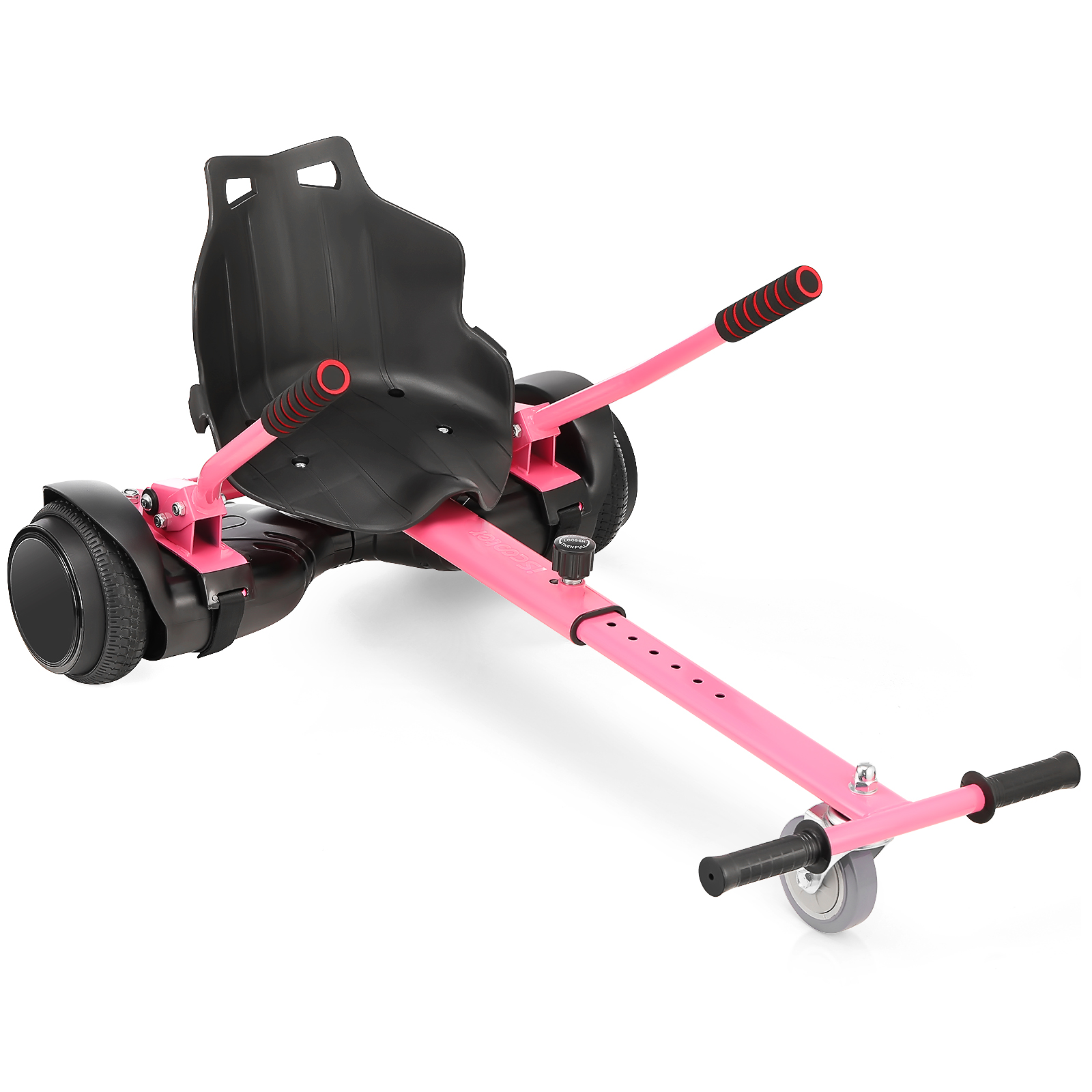 hoverkart go kart for 6.5 ' 8 ' 10 '' smart self balance board pink black hover kart Christmas gift