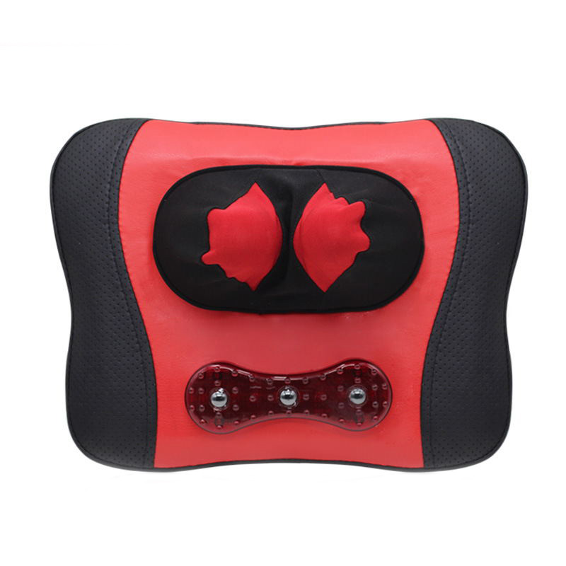 Full Body Rolling Kneading heated Neck pillow massager Shiatsu, Infrared Heating back electric cervical Massage Pillow shiatsu