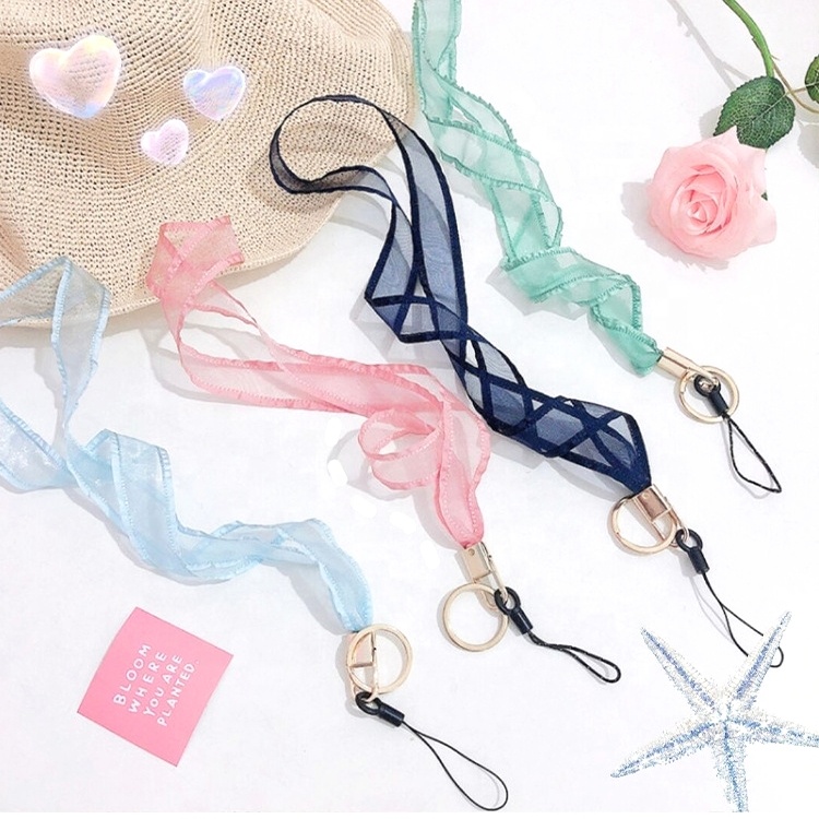 Free Shipping Keychain Straps Rope Mobile Phone Neck Strap Lanyard for ID Card key chain USB badge holder DIY Hang Rope