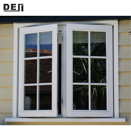 House window Ventanas de aluminio Aluminum Swing Push Out Windows with double glazed