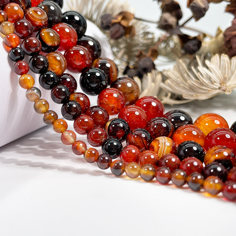 Wholesale Natural Polish Dream Agate Gemstone Round Loose Beads for Jewelry Making 4mm 6mm 8mm 10mm 12mm 14mm
