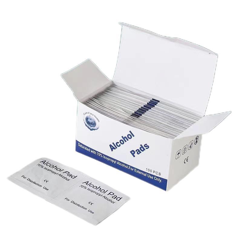 Medical wipes, 75% alcohol cotton pads, large size, portable, disposable sterilization and disinfection wipes paper
