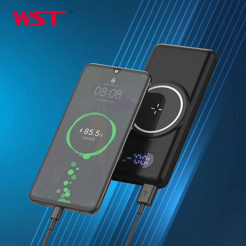 10000mah Wireless charging magnetic power bank 10000 mah for iphone 12 Magnetic Mobile Phone