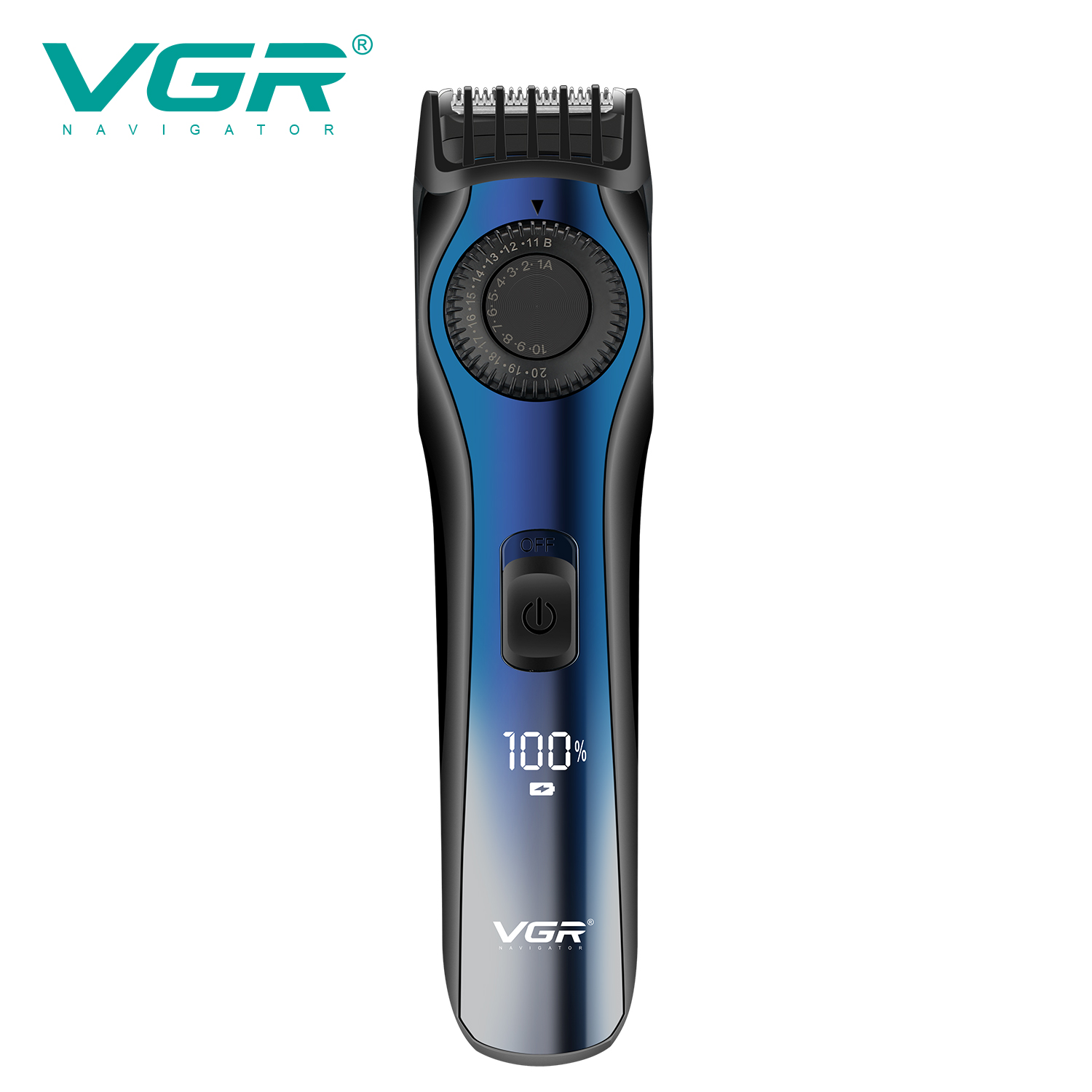 Professional Mens Hair trimmer Clippers V-080 Cordless hair clipper set with Led Display trimmers beard hair cut trimmer