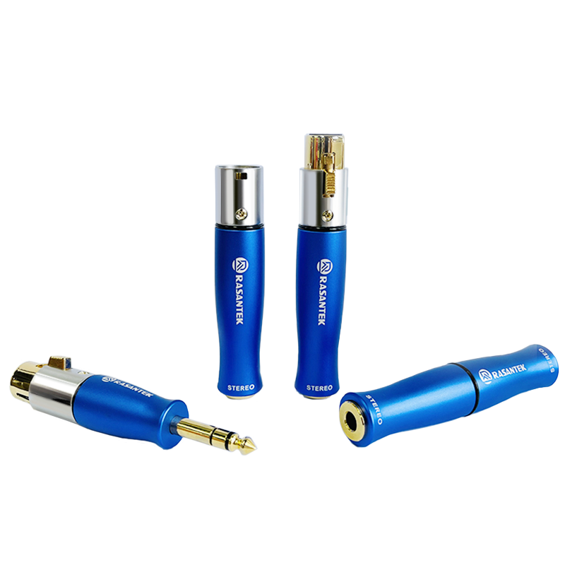 Rasantek gold plating 1/4 TRS to XLR Female Adapter Balanced Audio Connector