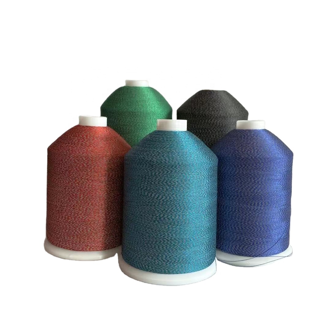 High-brightness double-sided color reflective knitting sewing thread yarn Reflective embroidery thread