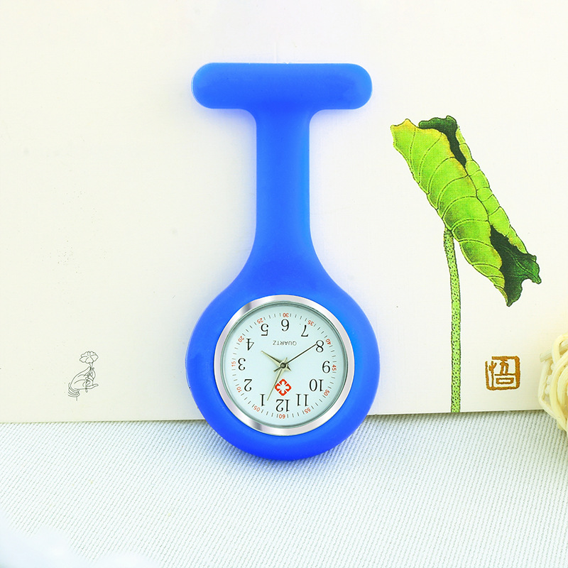 Pocket Watches Silicone Nurse Watch Brooch Tunic Fob Watch With Free Battery Doctor Medical Reloj De Bolsillo