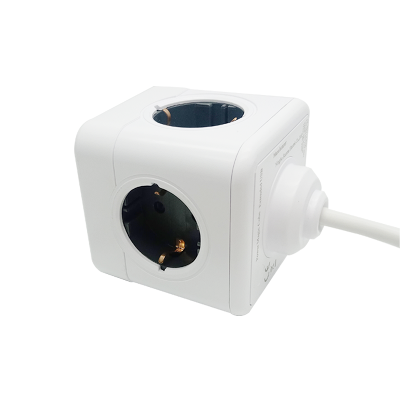 Seebest Rubik's Cube Portable Universal Extension Power Socket Electrical Extension Cord