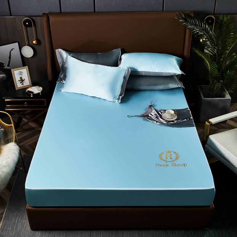 Bed linen set luxury bedspread mattress cover protects soft and skin-friendly