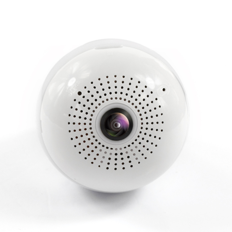 Африканская 360 градусов Светодиодная лампа 960P1080P панорамная Домашняя безопасность WiFi CCTV рыбий глаз лампа IP камера два способа аудио камера
