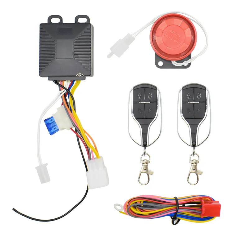 Motorcycle Anti-theft Security Alarm System Remote Control Alarm Device For Electric Scooters With Factory Price