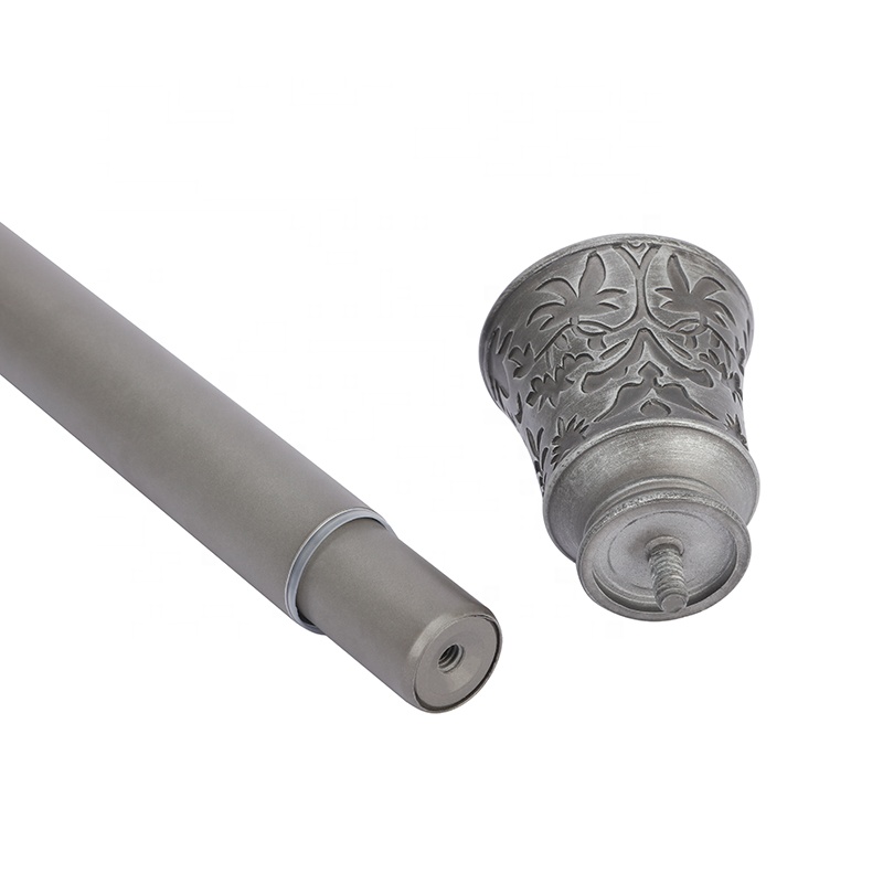 custom adjustable stainless steel decor shower curtain rod tension rod