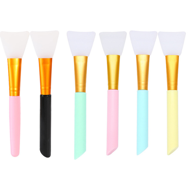 Beauty Care Cosmetic Makeup Tool DIY Facial Mask Applicator Makeup Brushes Soft Silicone Face Mask Brush